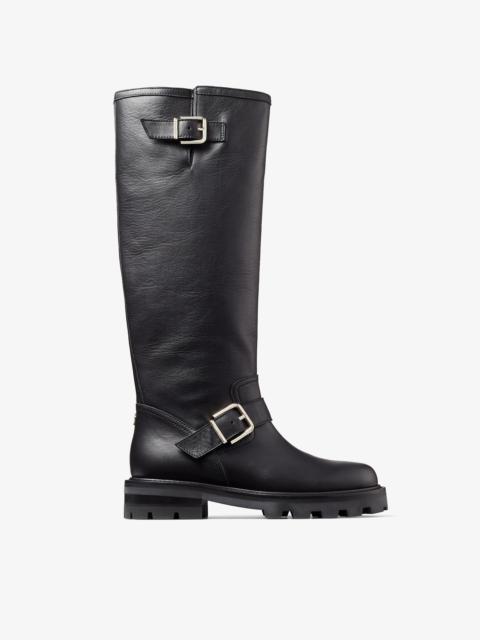 Biker II Tall
Black Smooth Leather Knee-High Biker Boots