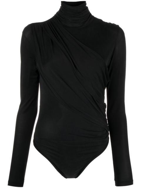 GAUGE81 Patra drape-panel ruched bodysuit