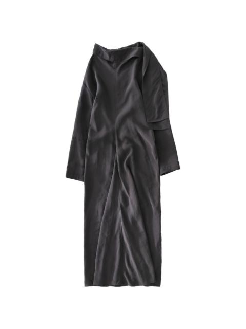Studio Nicholson tie neck asymmetric dress