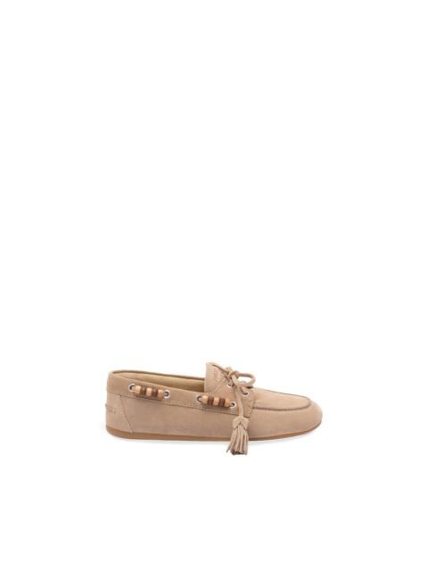 Miu Miu Suede Tassel Loafers