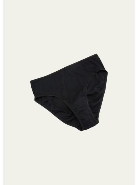 HANRO Cotton Seamless High-Leg Briefs
