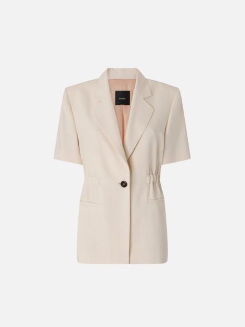 PINKO SHORT-SLEEVED JACKET WITH ELASTICATED WAIST