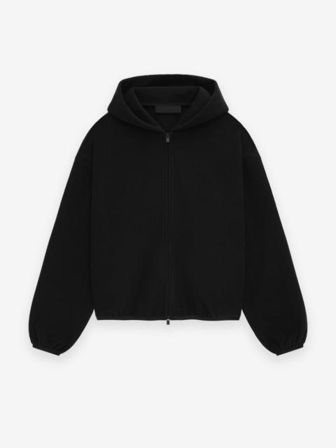 ESSENTIALS Women's Brushed Hooded Bomber