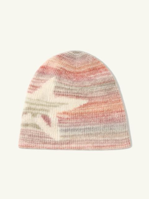 PERFECT MOMENT Wool Blend Pastel Striped Beanie