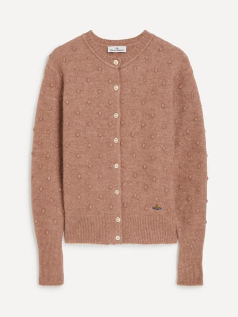 Vivienne Westwood Rubina Blush Alpaca-Wool Cardigan