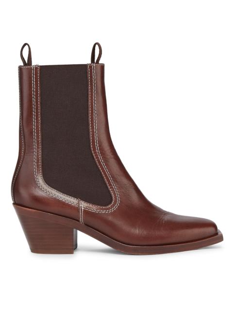 LOEFFLER RANDALL Women's Nat 60MM Western Ankle Boots - Espresso