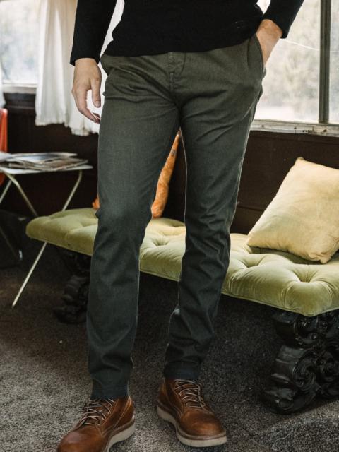 HIROSHI KATO The Axe Slim Denit® Chino - Military Green