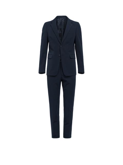 Technical fabric single-breasted suit