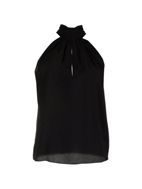 PHILIPP PLEIN high-neck chiffon top