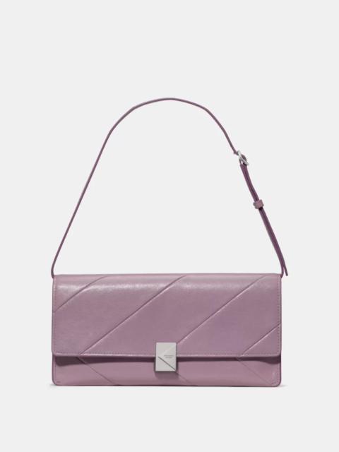 kate spade Deco Glazed Leather Soft Shoulder Bag