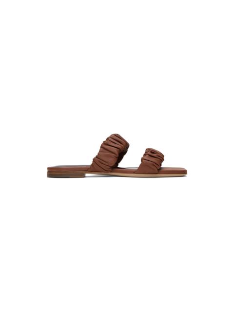 STAUD Brown Maya Sandals
