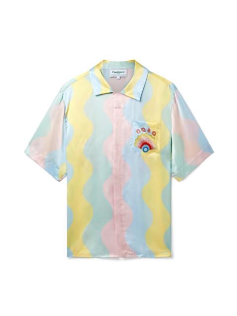 CASABLANCA Casa Shell Wave Silk Shirt