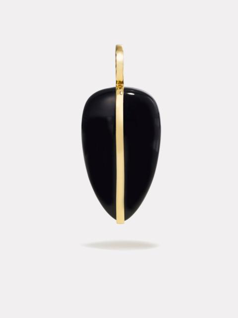By Pariah Large Pebble Pendant | Black Onyx