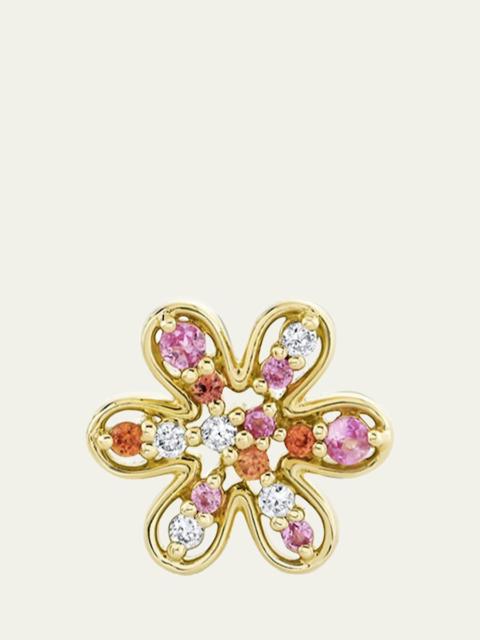 SYDNEY EVAN 14K Daisy Cocktail Stud Earring, Single