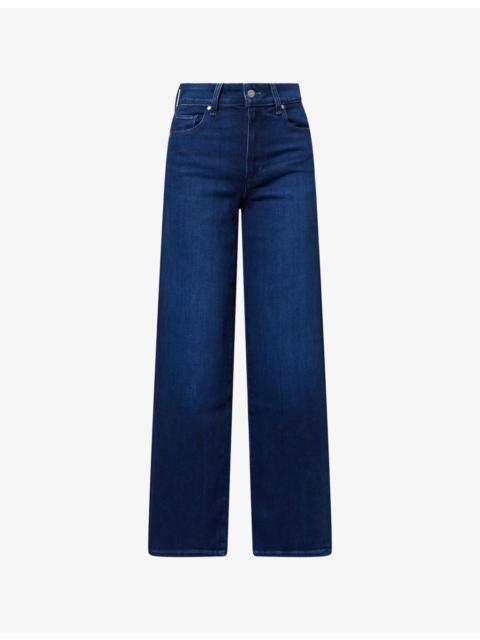 PAIGE Sasha Wide-Leg Denim-Blend Jeans