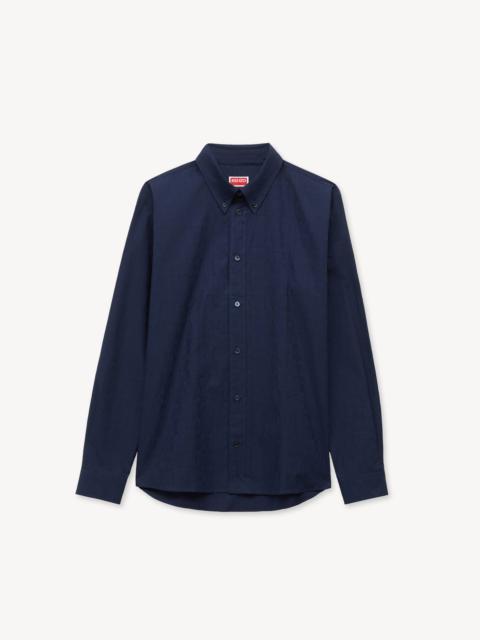 KENZO 'Kenzogram' casual shirt in jacquard cotton twill
