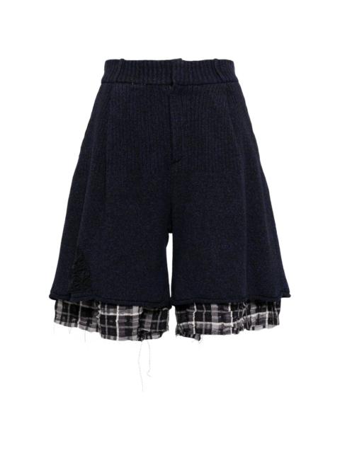 ADER error Varto layered shorts