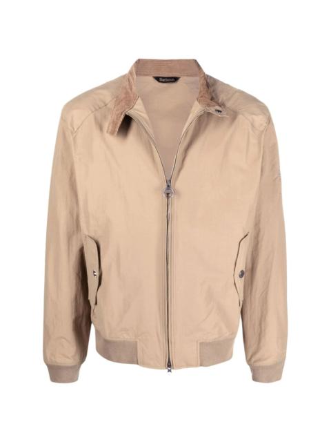 Barbour zip-up bomber jacket