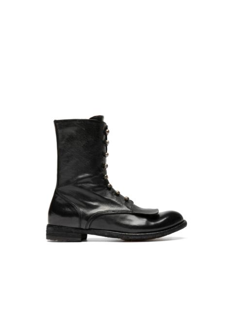 OFFICINE CREATIVE Lexikon zip leather boots