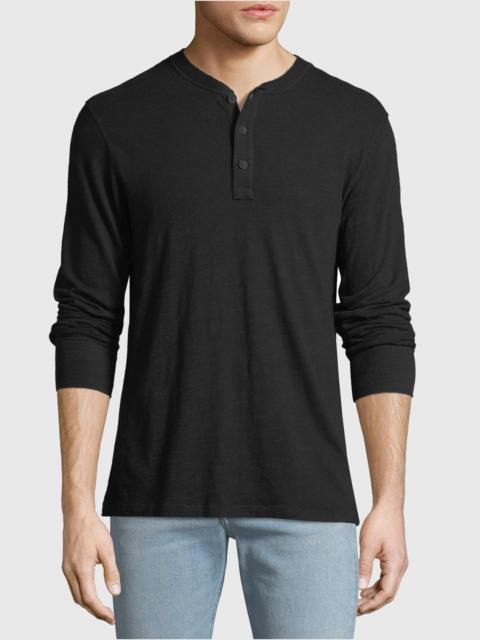 rag & bone Men's Standard Issue Henley Shirt