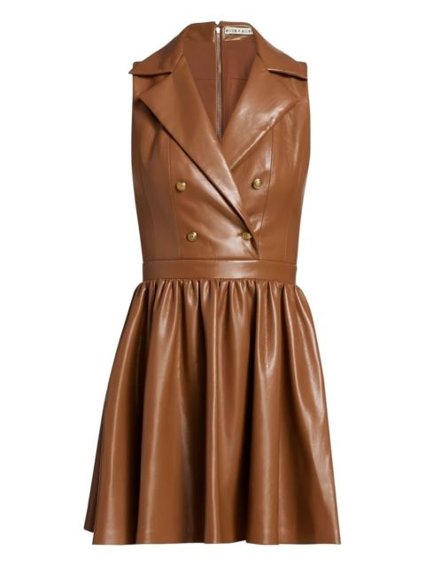 Alice + Olivia Emmy double-breasted mini dress