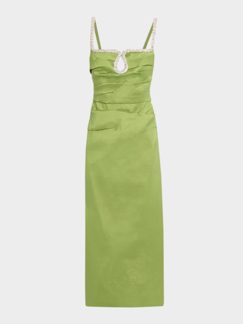 Acler Astonhall Embellished Midi Dress