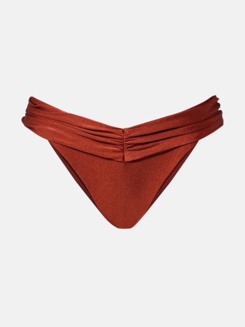 BANANHOT Jasmin ruched bikini bottoms