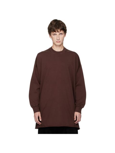 Rick Owens DRKSHDW Burgundy Concordians Tommy LS Sweatshirt