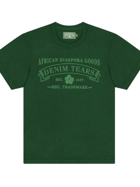 DENIM TEARS ADG Short Sleeve T-Shirt "Green / Green" DT523