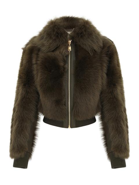 Zimmermann HYPNOTIC SHEARLING BOMBER
