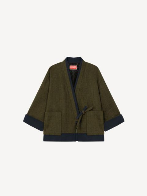 KENZO Wool kimono coat
