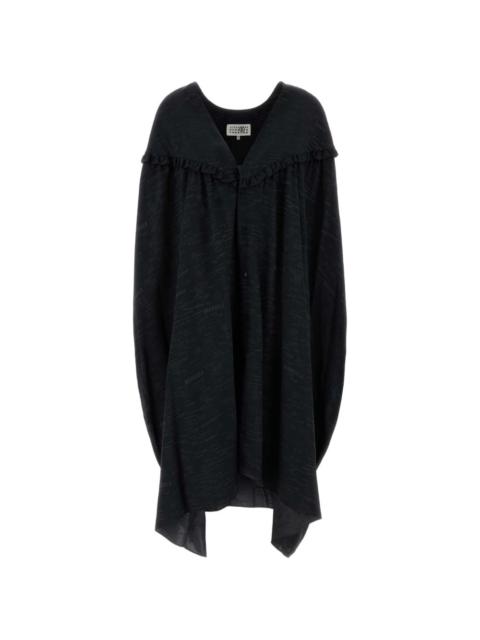 MM6 Maison Margiela V-neck shirt dress