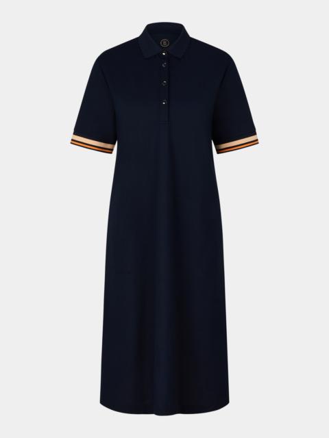 BOGNER Alett Polo dress in Navy blue