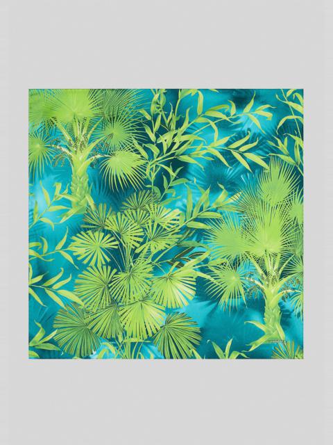VERSACE Jungle Print Silk Foulard