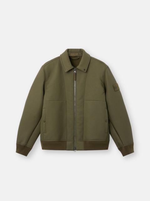 Stone Island 0100004 BONDED RUBBERISED LEATHER_S.I. GHOST