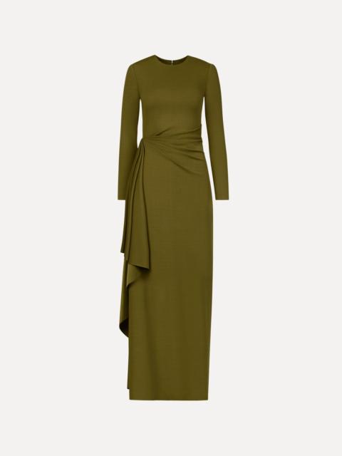 Oscar de la Renta DRAPE-DETAIL JERSEY GOWN