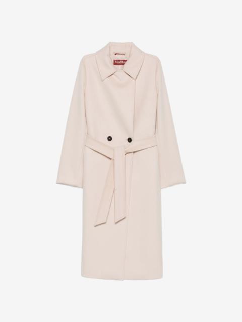 Max Mara belted button-fastening coat