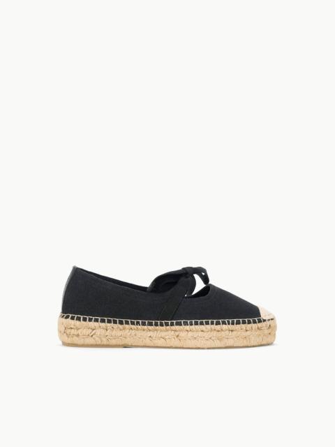 STAUD CALLA ESPADRILLE MARY JANE BLACK