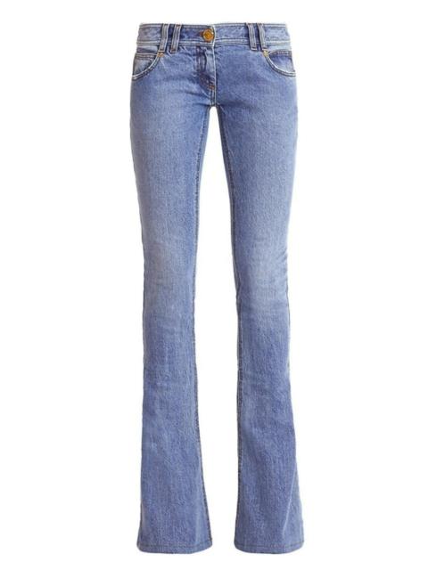 Monogram Low-Rise Bootcut Jeans