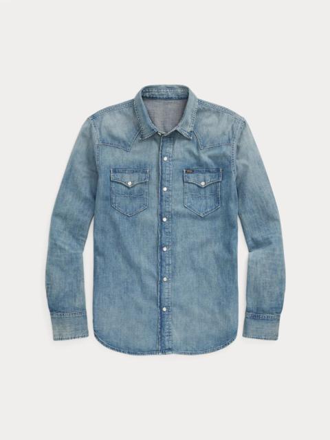 Polo Ralph Lauren Slub Denim Western Shirt