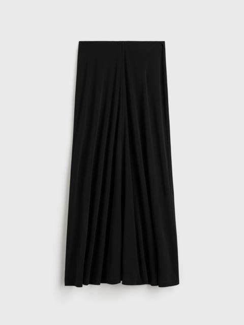 TOTEME Flared jersey skirt black