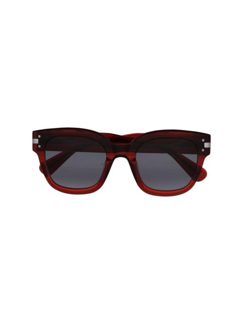 AMIRI logo-plaque translucent sunglasses