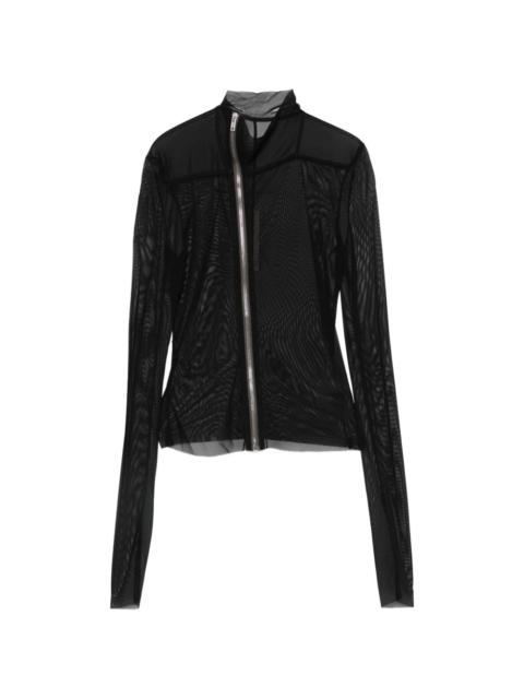 Rick Owens asymmetric-zip top