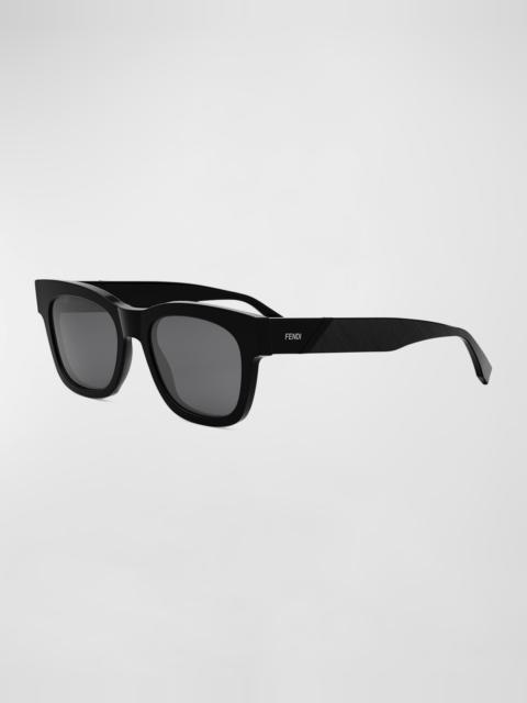 FENDI Men's Square Acetate Sunglasses