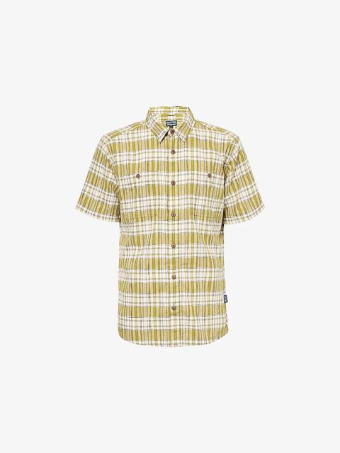 Patagonia Stripe-Print Short-Sleeve Cotton Shirt | REVERSIBLE