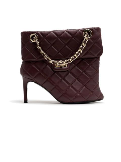 Maison MIHARAYASUHIRO Quilted Bag Detail Pin Heel Short Boots