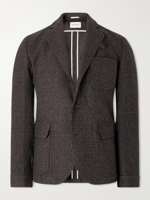 Oliver Spencer Solms Wool-Blend Houndstooth Blazer
