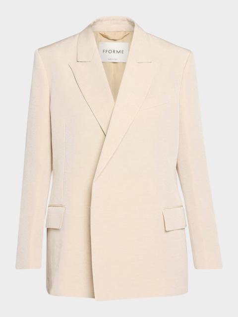 FFORME Winslow Double-Breasted Linen Jacket