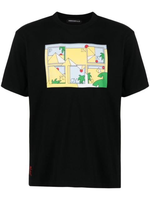 UNDERCOVER slogan-print cotton T-shirt