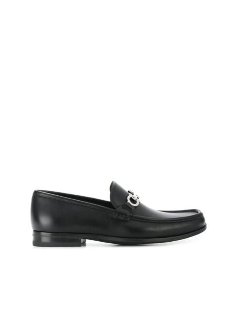 FERRAGAMO Gancini-plaque loafers